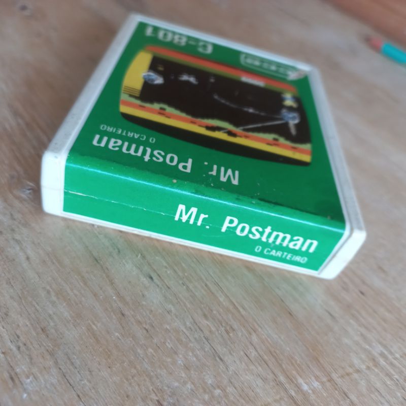 Fita cartucho atari 2600 cce jogo mr postman o carteiro func