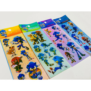 kit 04 cartelas adesivas/Sticker - Sonic em Oferta na Shopee