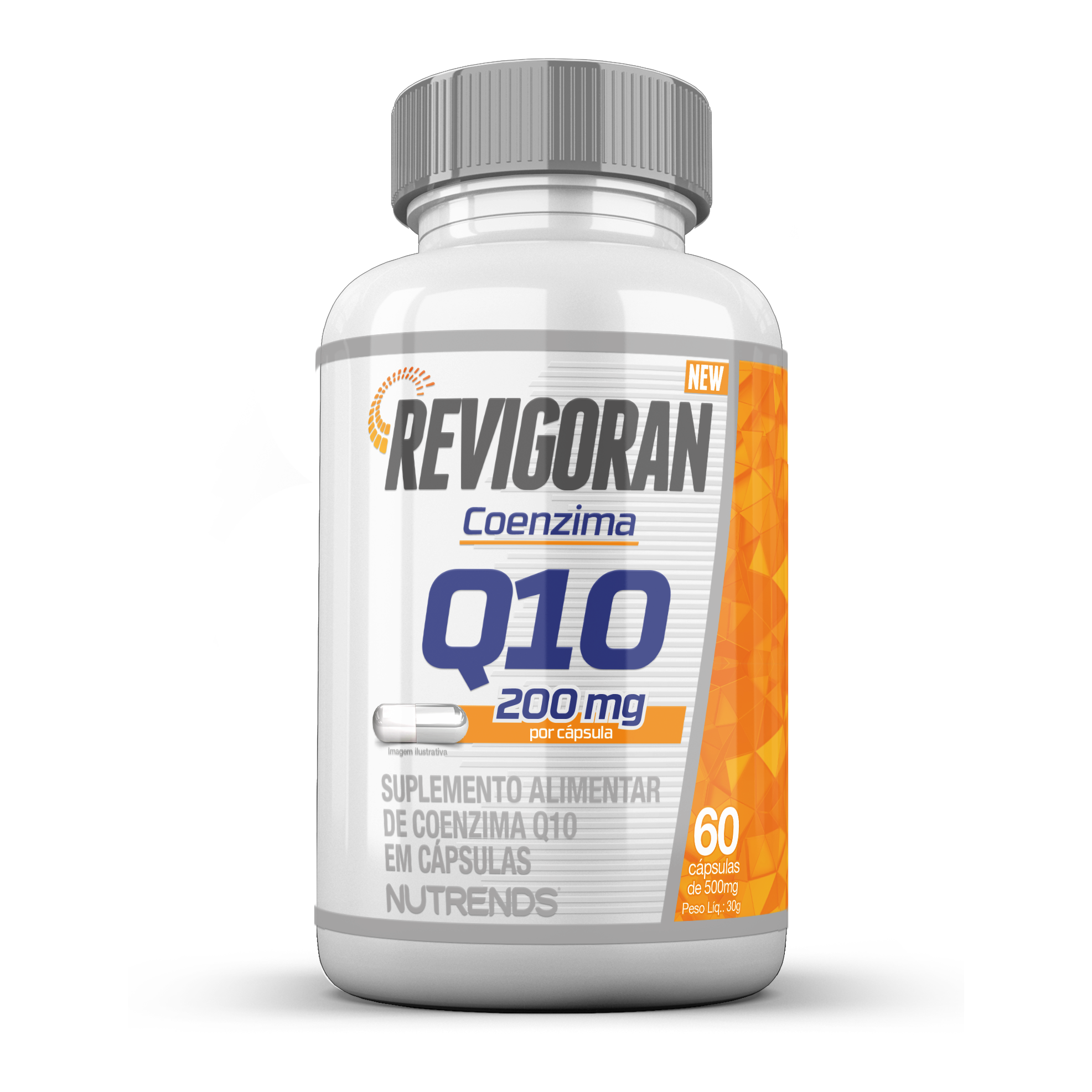 Coenzima Q10 - Coq10 200mg 60 Cápsulas - Nutrends