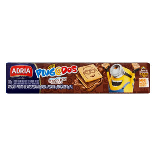 10 unidades de biscoito recheados plugados chocolate suisso bolacha