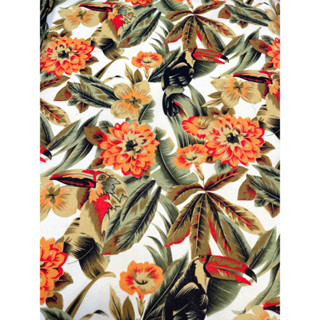 Tecido Gorgurinho Floral Tucano 1m x 1,50m
