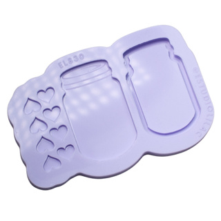 Molde de Silicone para Resina Chaveiro Potinho - 10 cavidades (4,9 cm) em Oferta na Shopee