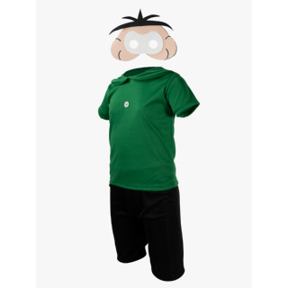 Fantasia Infantil Roupa Cebolinha com Máscara
