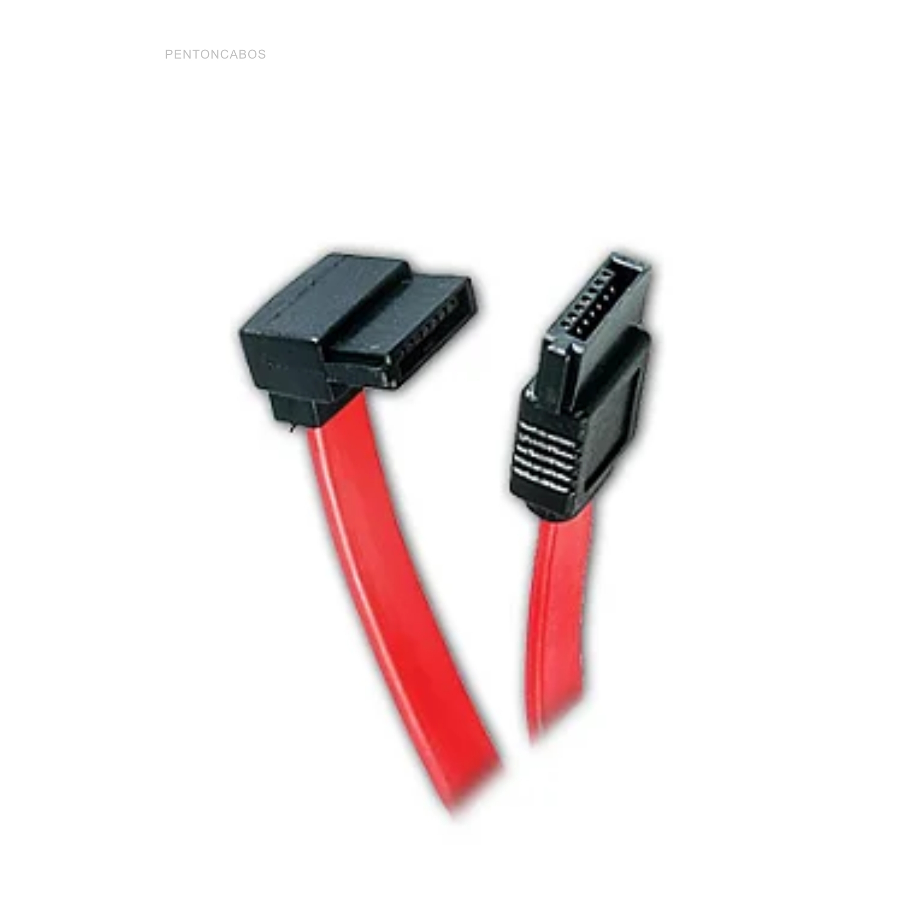 Cabo Sata 7Pinos Para Dados 45cm Hd Ssd Drives Dvd 90Graus