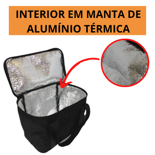Bolsa Térmica 30 Litros Preta