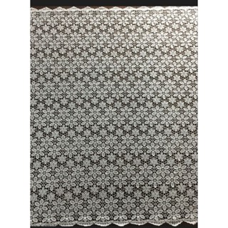 Tecido Renda Guipi 1 metro x 1,30 Branco Gripir