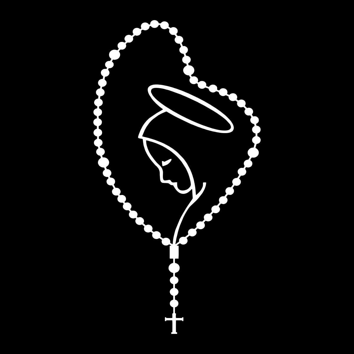 Adesivo Nossa Senhora Terço 15x8cm Vinil Automotivo Não estraga Pintura em Oferta na Shopee