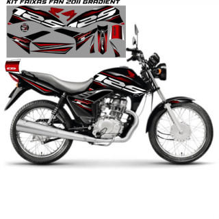 KIT FAIXAS FAN 125 2011 GRADIENT