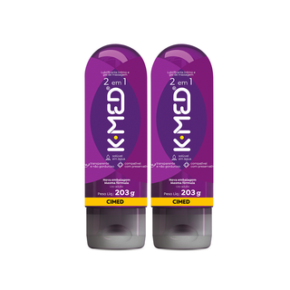 K-Med Lubrificante Íntimo em Gel 2 Em 1 203g 2 Unidades