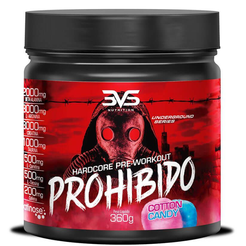 Prohibido 360g Pré-treino - 3VS Nutrition - Todos os Sabores