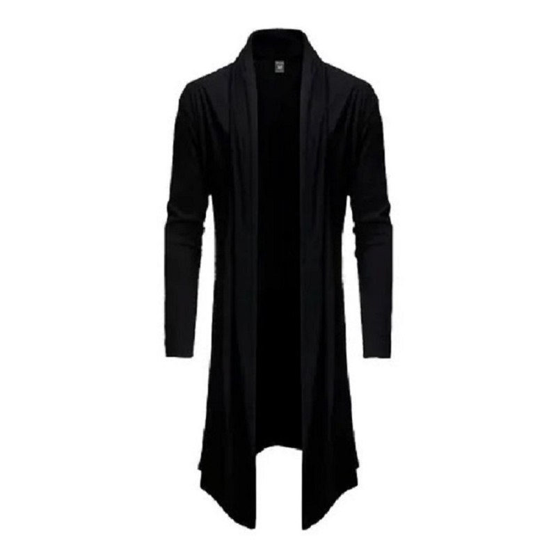 Cardigan Blusa De Frio de Moletom Masculino Swag Sobretudo LongLine Ca2M