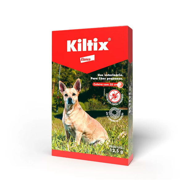 Kiltix Coleira Antipulgas Pequena para Cães Elanco - Pets