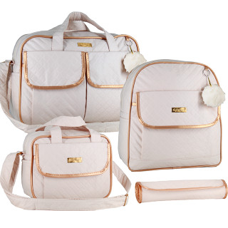 Kit Bolsa Bebe Mala Saída Maternidade com Mochila Menino Menina Impermeável Multifuncional