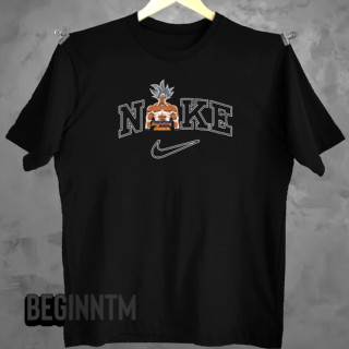 Camiseta Goku instinto superior Bordado anime Dragon ball camisa 100% algodao penteado Goku