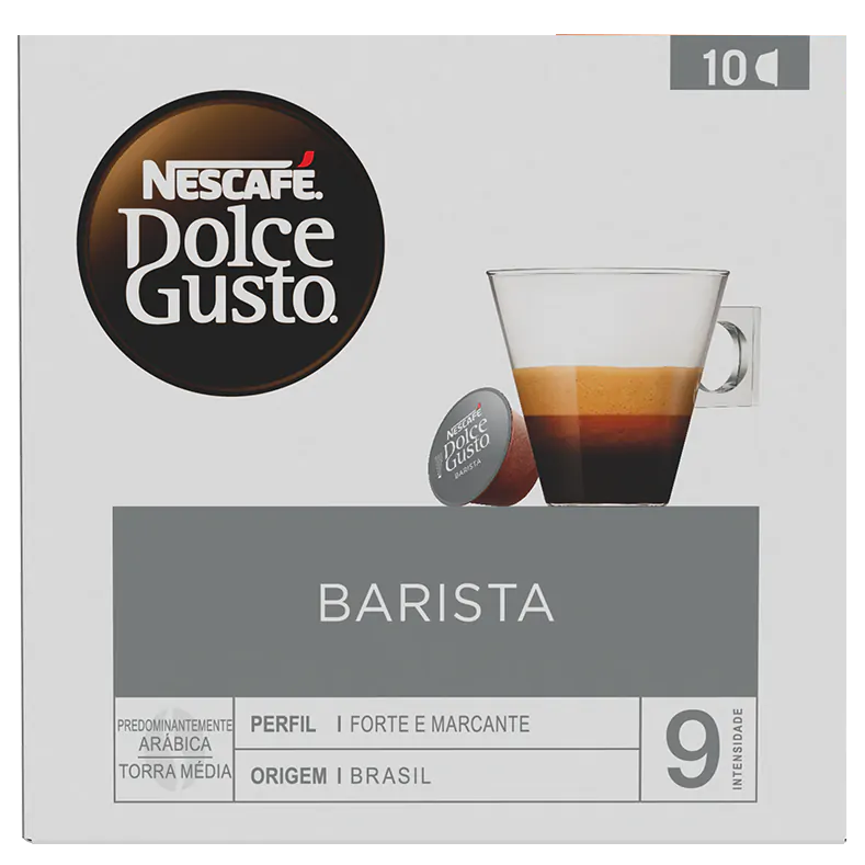 Nescafé Dolce Gusto - Café Barista 10 Capsulas em Oferta na Shopee