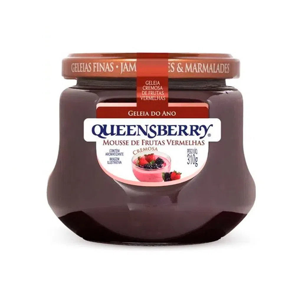 Geleia Do Ano Queensberry Mousse De Frutas Vermelhas 310g