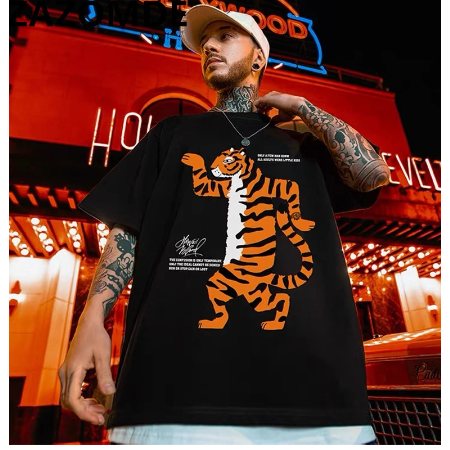 Camiseta Tigre Egito Moda Streetwear Novo!
