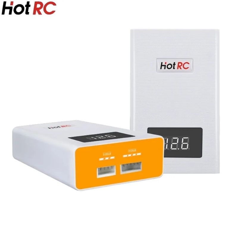 Carregador/Balanceador Hot-Rc A400 Digital Lipo 3S 11.1v 4S 14.8v 3000mah P/Aeromodelos/Auto Modelos/Drones/Helicópteros