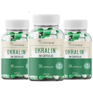 Okralin Original 600mg 90 Cápsulas Dermapelle