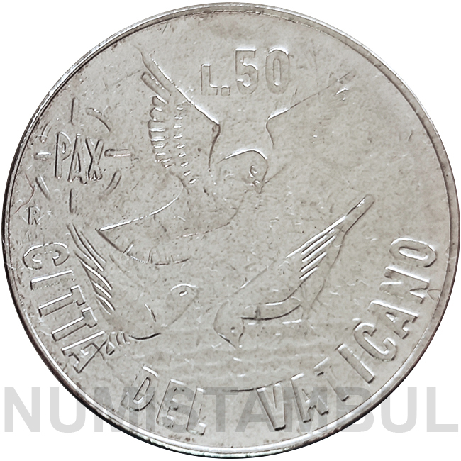 Vaticano - 50 liras 1984 (Ano da Paz)