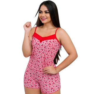 Kit 6 Baby Doll Liganete Para Dormir Malha Soltinhal Short Doll Pijama Com Renda Promoção!