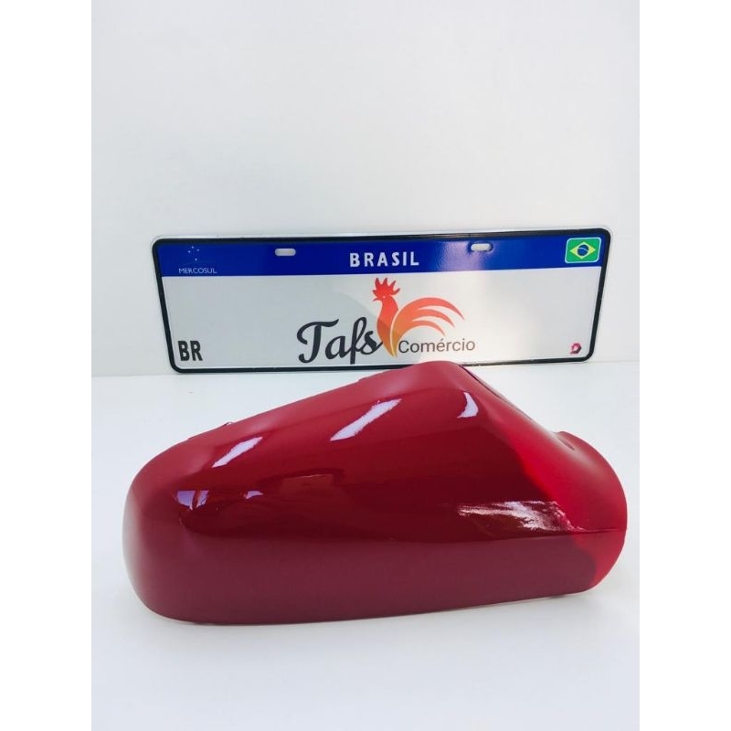 Capa Retrovisor Chevrolet Astra Lado Passageiro Vermelho Lyra Original Metagal