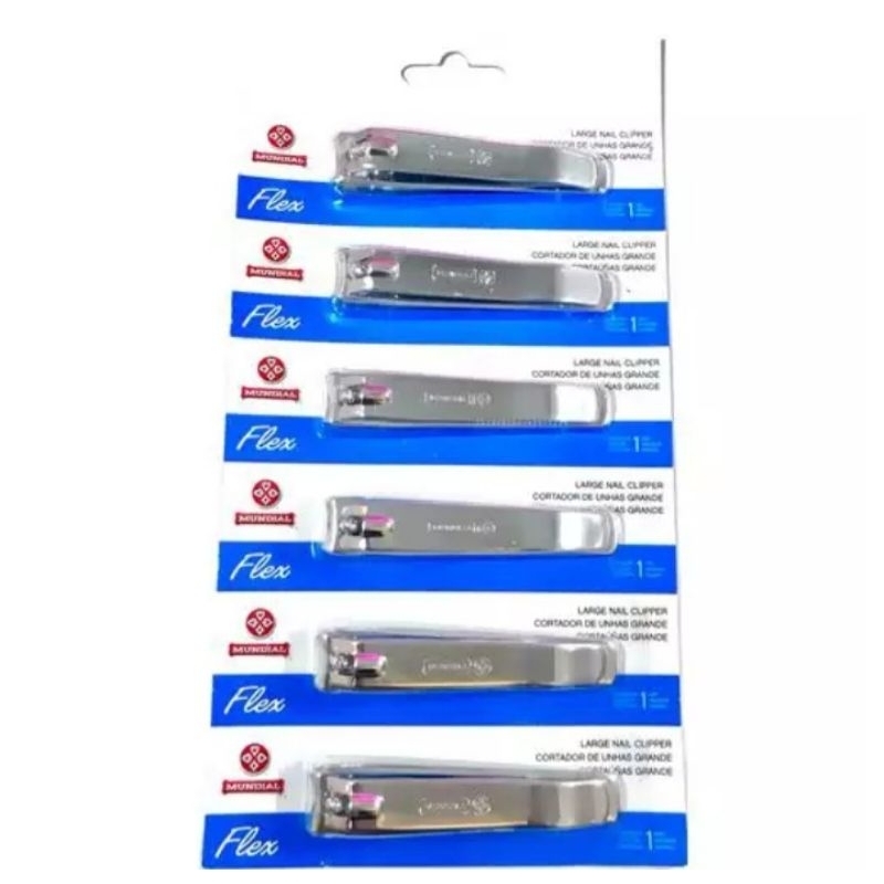 Cortador de Unha Flex Mundial (cartela com 6 peças)