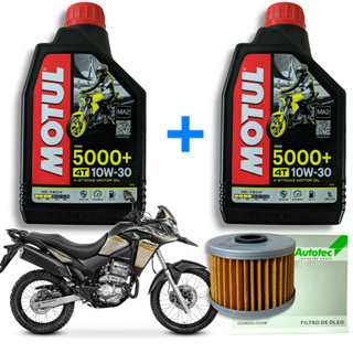 Kit troca de Óleo cb twister 250 Motul 10w 30 5000 Semissintético 2 unidades + filtro óleo xre300 em Oferta na Shopee