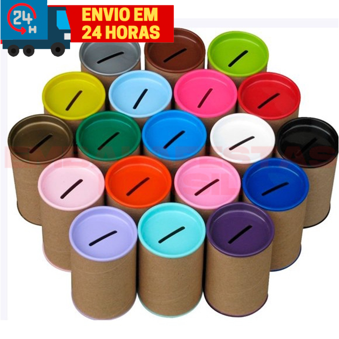 Cofrinho Papelão Decoração Festas Aniversário 6x9,5cm - 5 Unidades