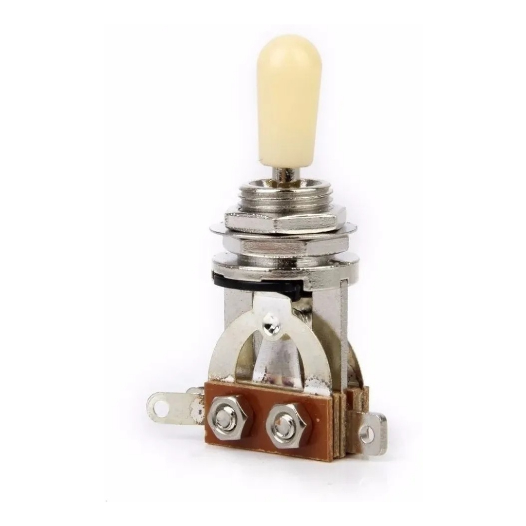 Chave Seletora 3 Posições Guitarra Lespaul Sg Knob Branco