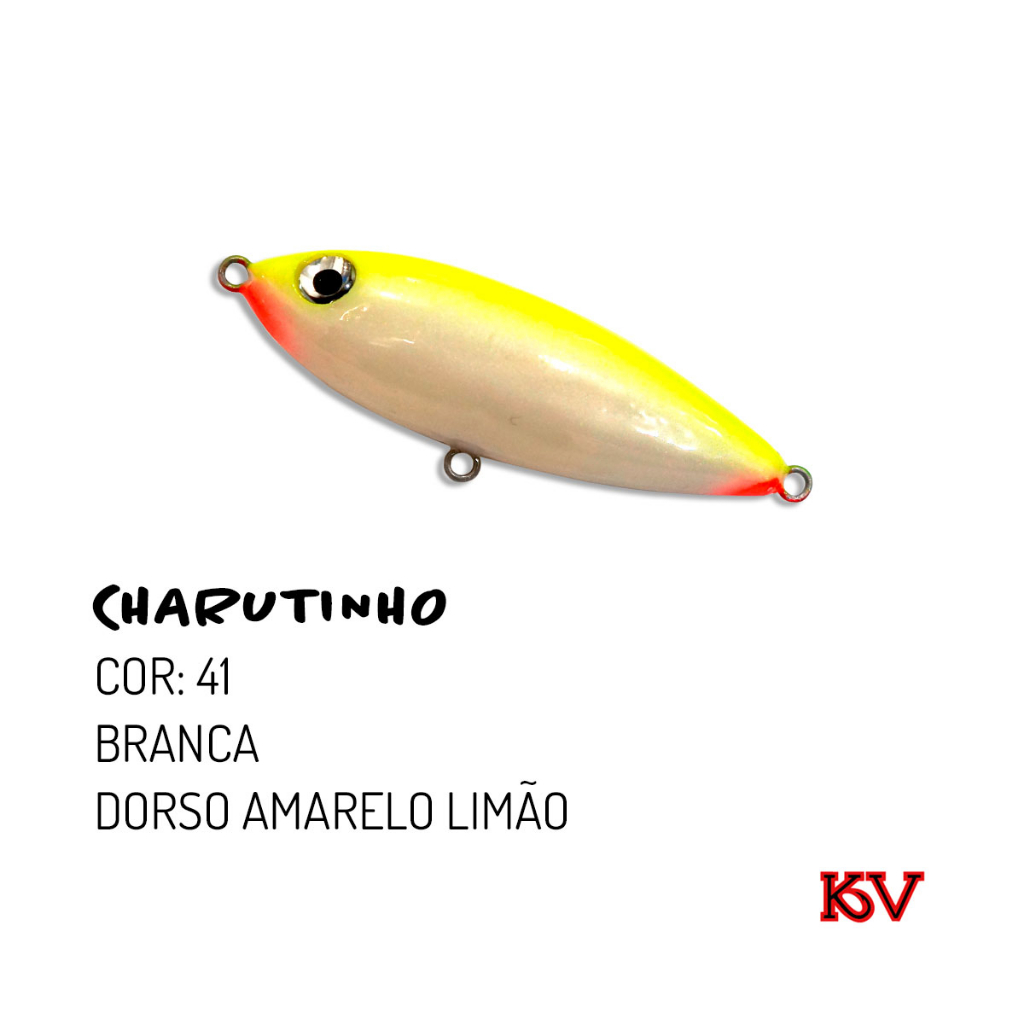 Isca Artificial da Kv Charuto Stick - Charutinho 6,5cm