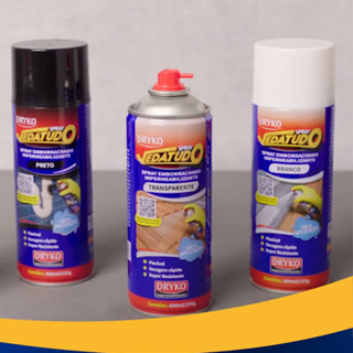 Spray Emborrachado Dryko Veda Tudo Preto Branco em Oferta na Shopee