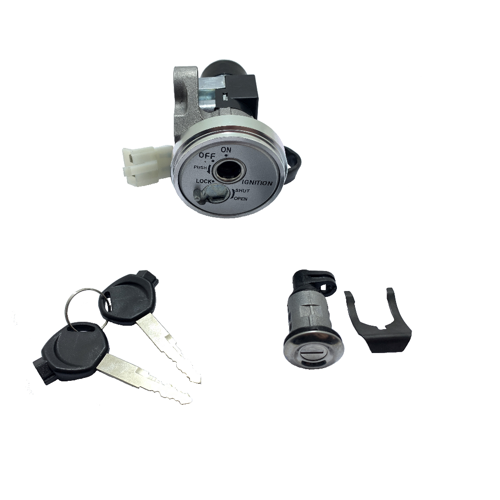 Conjunto de Travas Chave Ignição 1ª Linha - Shineray Jet +