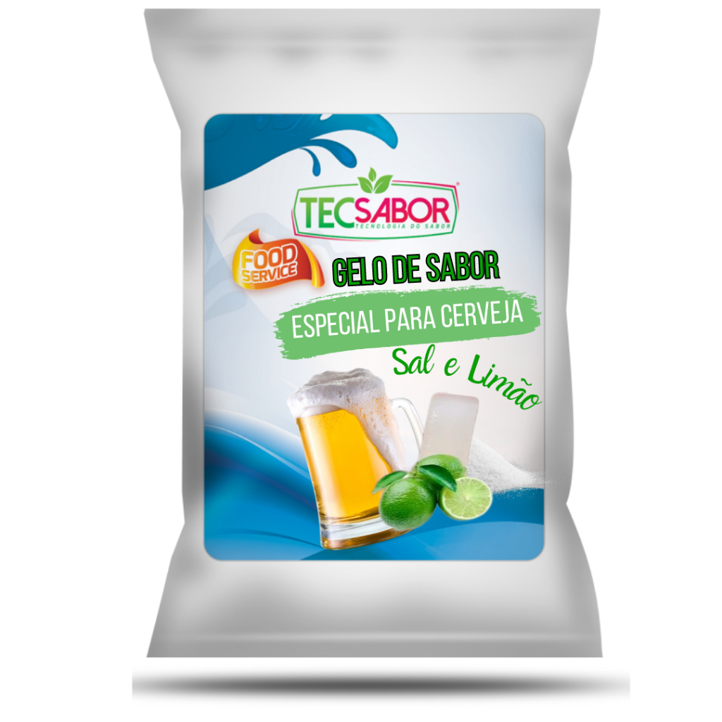 Gelo de Sabor Sal e Limão Produz 500 gelos. em Oferta na Shopee