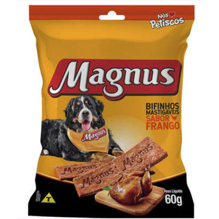 Magnus Bifinhos Mastigáveis 500g para Cães Sabor Frango Adimax em Oferta na Shopee