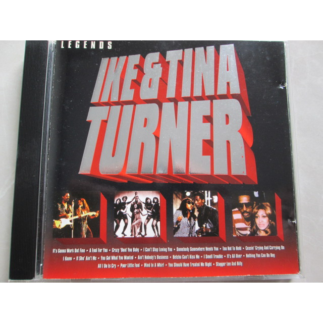 CD - TINA TURNER / Ike & Tina Turner / Legends / Importado / 20 Musicas / Rock / Midia Do CD Exelente / Impecável / Raro