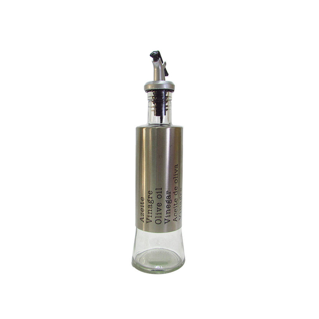 Galheteiro Azeite Ou Vinagre Garrafa Vidro Revestida 300ml