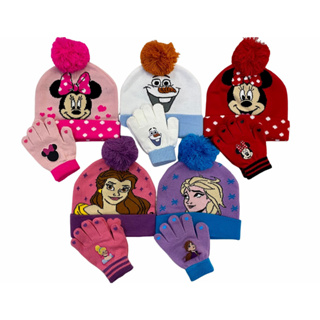 Kit Touca e Luva Infantil Feminina Disney 4-10 Anos em Oferta na Shopee
