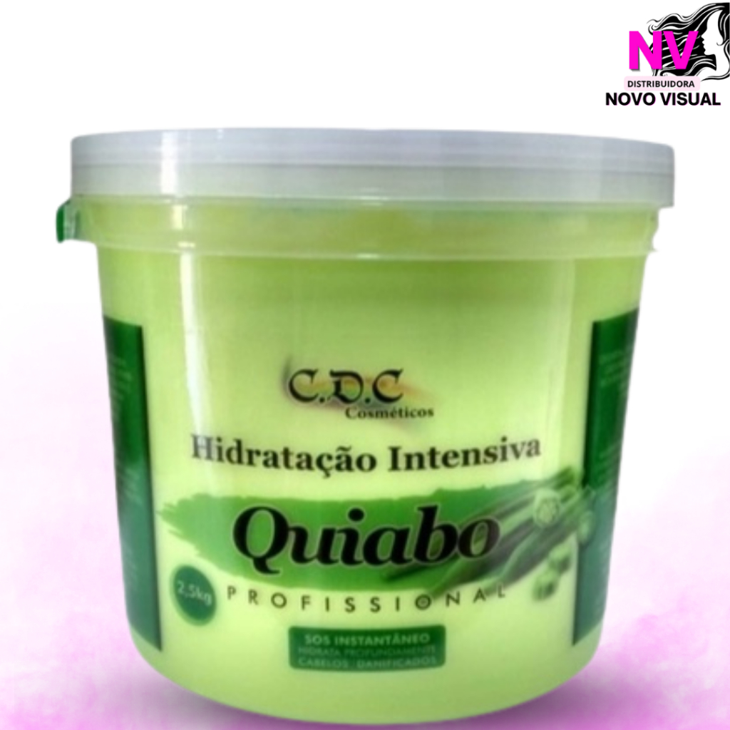 Balde de Hidratação quiabo CDC 2,5 kg MÁSCARA DE HIDRATAÇÃO