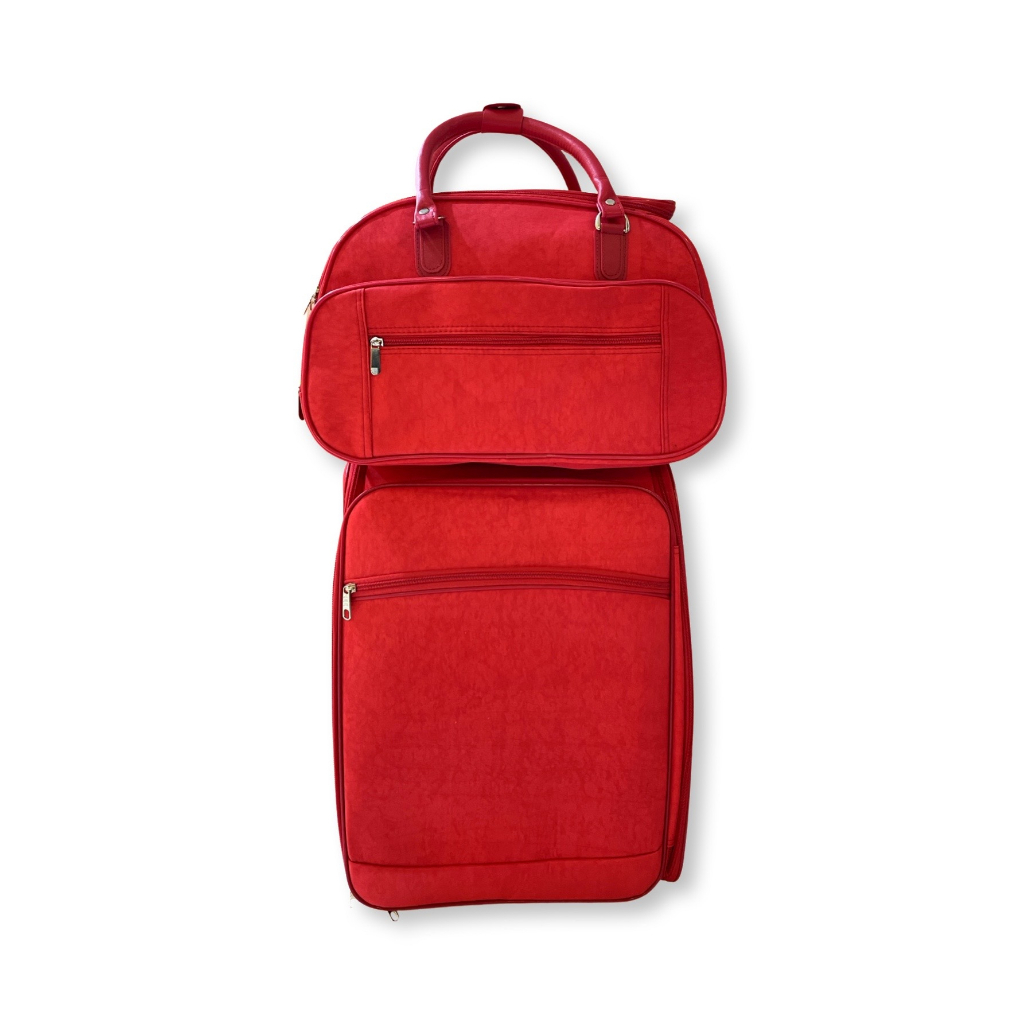 Kit Mala de Viagem Bordo + Mala de Mão com alças