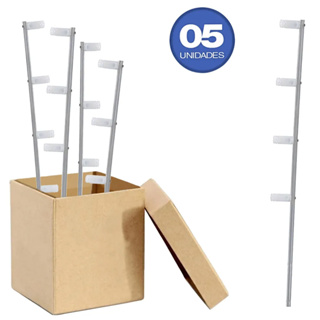 5pcs Haste De Aluminio Estrela Cerca Eletrica 4 Isoladores em Oferta na Shopee