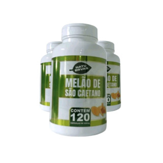 Kit 3 Melão De São Caetano 500mg - (360 Cápsulas)