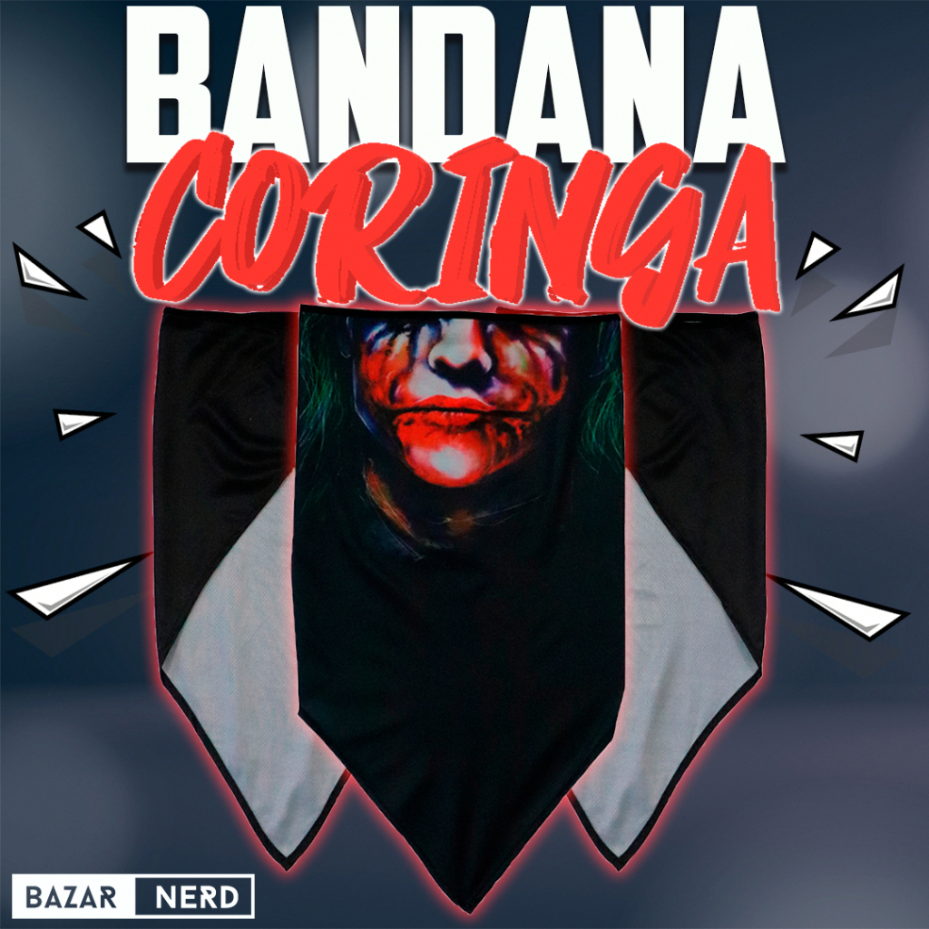 Bandana Máscara Fantasia Coringa Joker