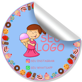 Etiquetas Adesivas | Adesivos Personalizados em Vinil - Redondas. | A Prova D