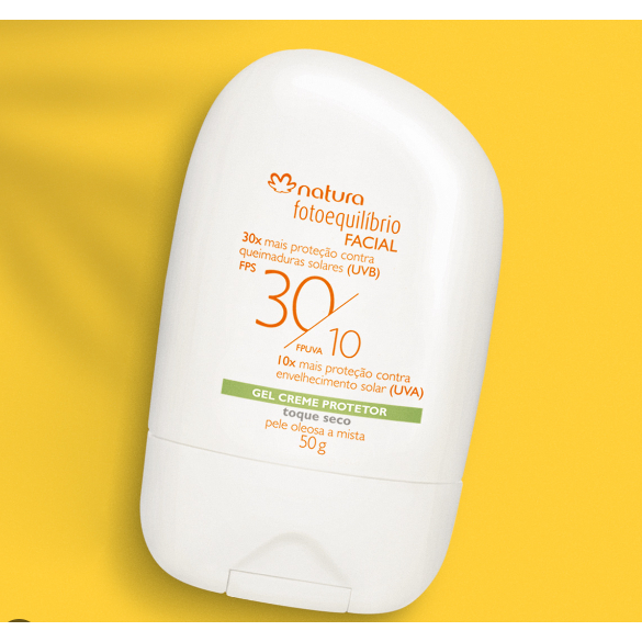 Gel Creme Protetor Facial FPS 30/ FPUVA 10 Pele Mista a Oleosa Fotoequilíbrio - 50g