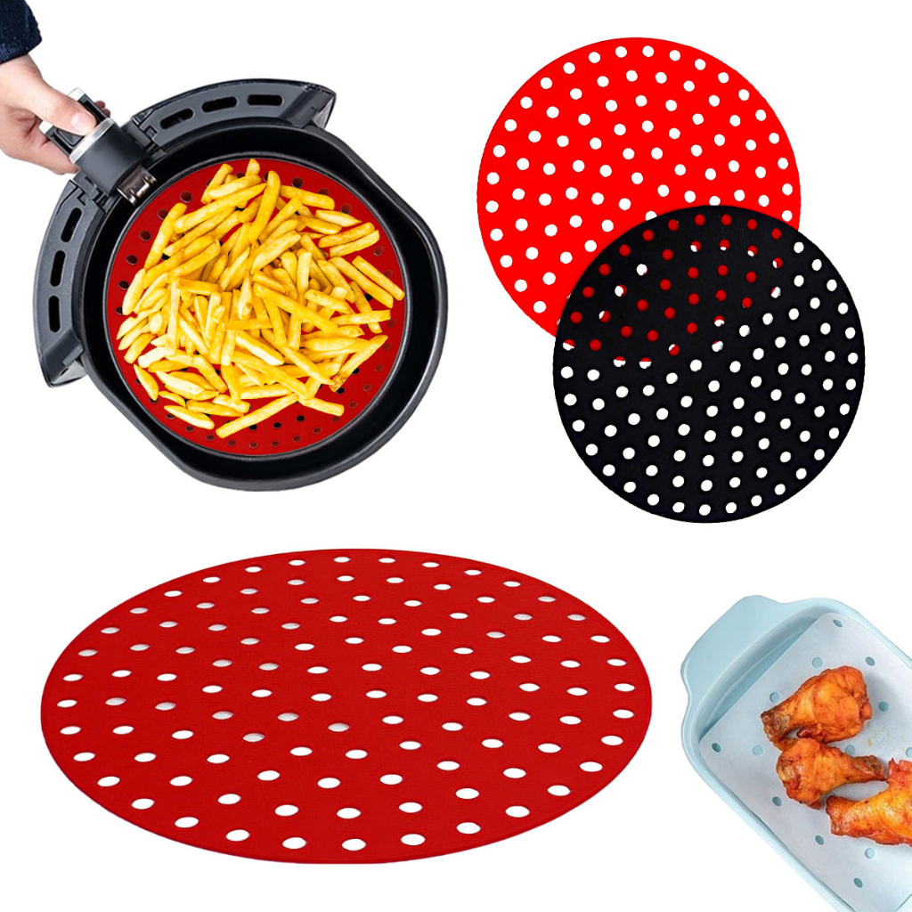 Tapete Airfryer Culinario Silicone Antiaderente Protetor Fritadeira Elétrica Universal