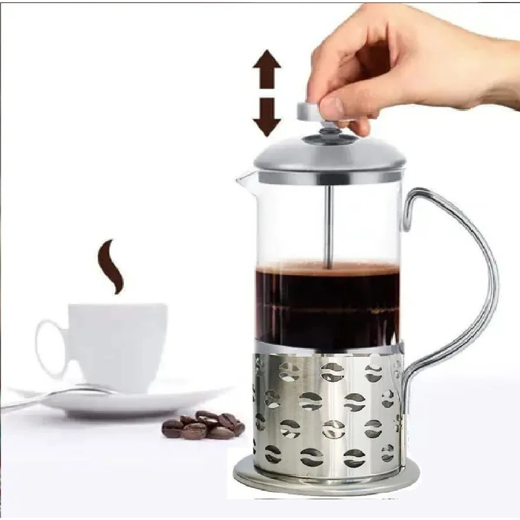 Cafeteira Prensa Francesa manual 350ml moderna para café cha cozinha luxo