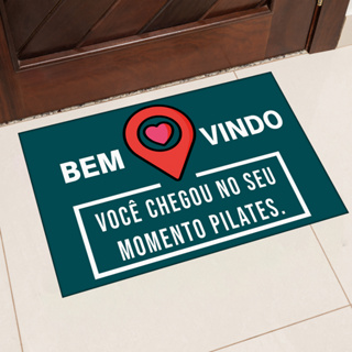 Tapete de porta pra Estúdios de Pilates 40x60 em Oferta na Shopee