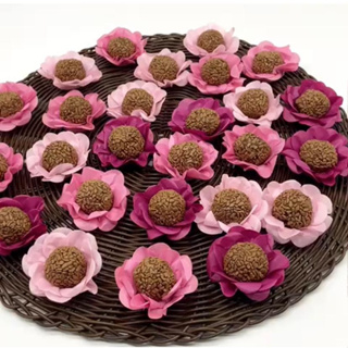 40 Forminhas Para Doces Finos Casamento - Modelo Flor Nena em Oferta na Shopee