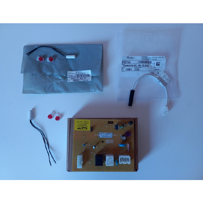 Placa Módulo + Sensores + termofusivel Geladeiras Brastemp e Consul Brm35 Brm41 Crm35 Crm38 Bivolt